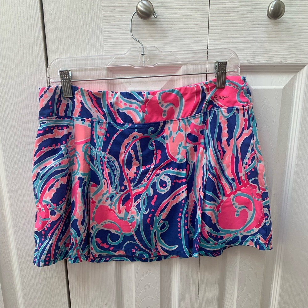 Lilly Pulitzer luxetic Skirt Skort Size Small